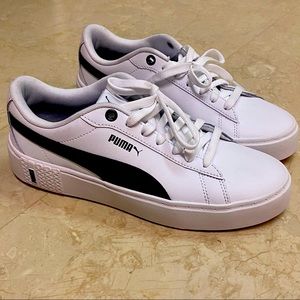 Puma Sneakers 8 White and Black